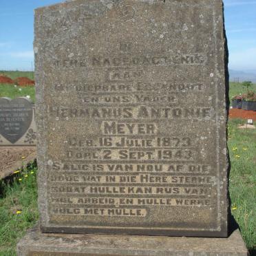 MEYER Hermanus Antonie 1873-1943