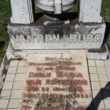 RENSBURG Dinah Maria, van 1872-1936