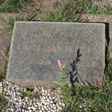 ROOYEN Carel, van 1954-1954