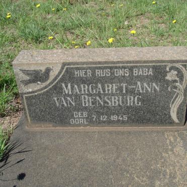 RENSBURG Margaret-Ann, van 1945-1945