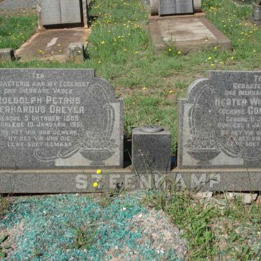 STEENKAMP Roedolph Petrus Gerhardus Dreyer 1888-1951 &amp; Hester Wilhelmina COMBRINK 1889-1970