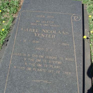 VENTER Carel Nicolaas 1936-1984