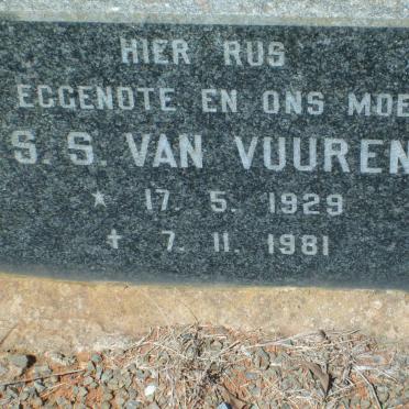 VUUREN S.S., van 1929-1981