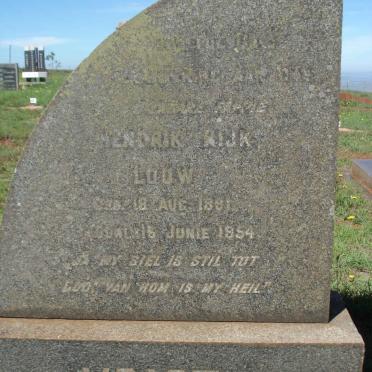 VOIGT Hendrik Rijk Louw 1891-1954