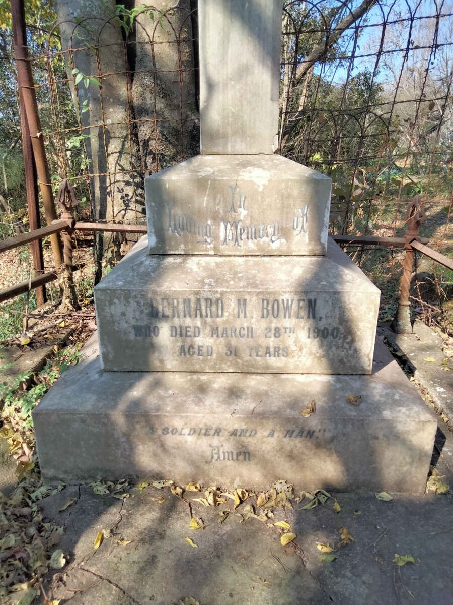 BOWEN Bernard M. -1900