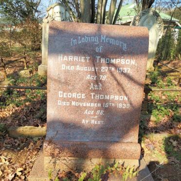 THOMPSON George -1939 & Harriet -1937