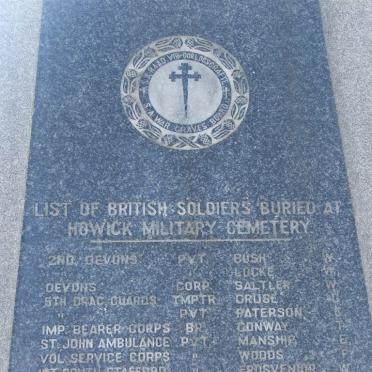 British soldiers buried at the Howick Military cemetery_2