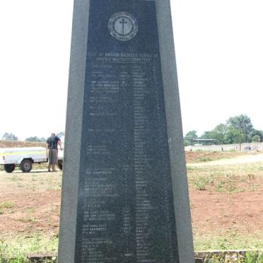 Kwazulu-Natal, LIONS RIVER district, Howick, British Military memorial