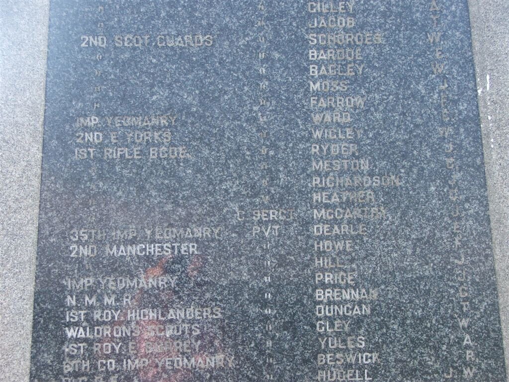 British soldiers buried at the Howick Military cemetery_4