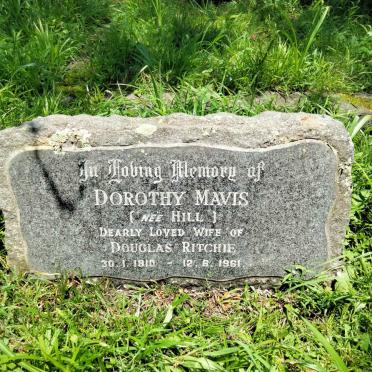 RITCHIE Dorothy Mavis nee HILL 1910-1961