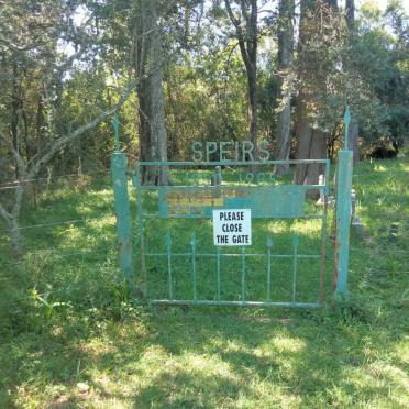 Kwazulu-Natal, LIONS RIVER district, Mount Park 9887, Speirs family cemetery