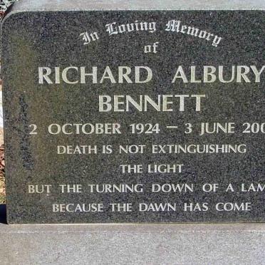 BENNETT Richard Albury 1924-2001