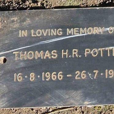 POTTER Thomas H.R. 1966-1997