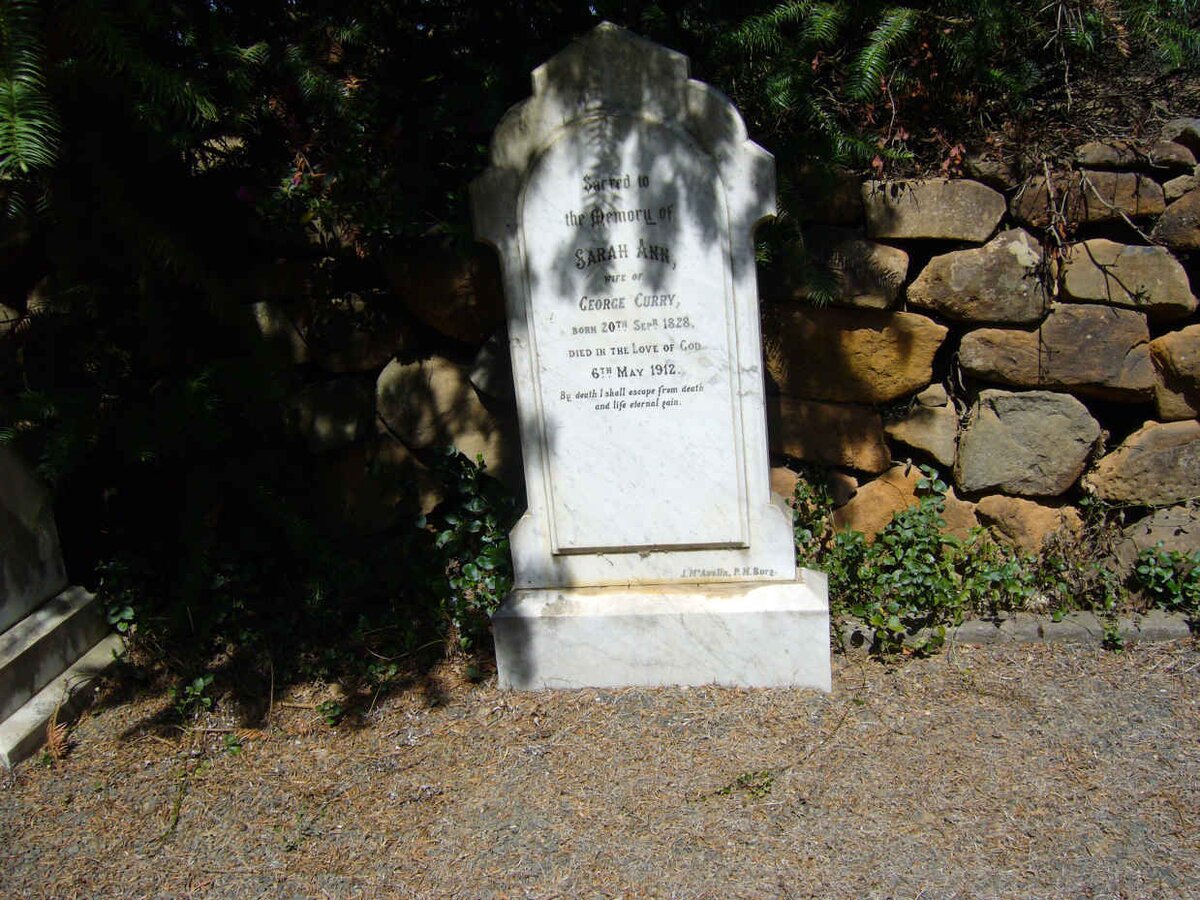 CURRY Sarah Ann 1828-1912