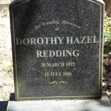 REDDING Dorothy Hazel 1922-2006