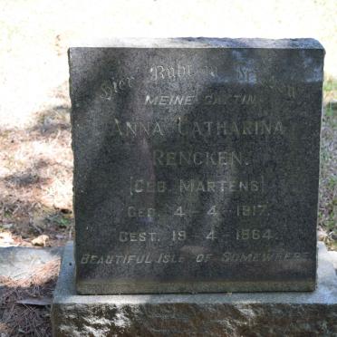 RENCKEN Anna Catharina nee MARTENS 1917-1964