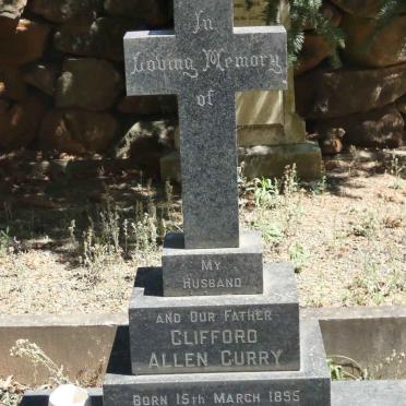 CURRY Clifford Allen 1895-1961