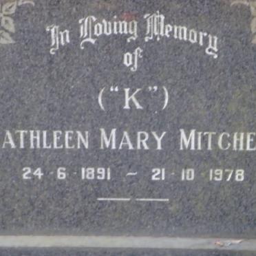MITCHELL Kathleen Mary 1891-1978