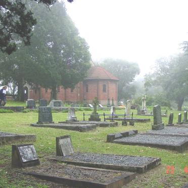 Kwazulu-Natal, LIONS RIVER district, Dargle, St Andrew's Church, cemetery