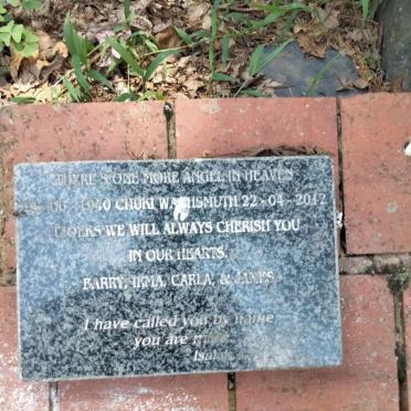 WACHSMUTH Chuki 1940-2012