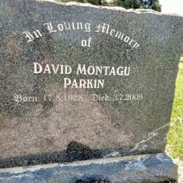 PARKIN David Montagu 1928-2009