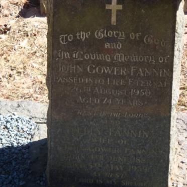 FANNIN John Gower -1950 &amp; Nelly 1884-1959