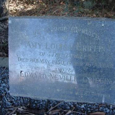 GRIFFIN Edward Neville -1955 &amp; Amy Louisa -1950