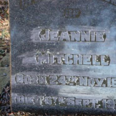 MITCHELL Jeannie 1861-1957