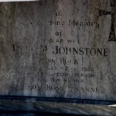 JOHNSTONE Lyle M. nee ROCK 1934-1985