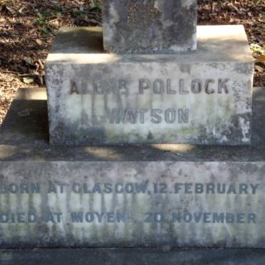 WATSON Alexander Pollock 1838-1892