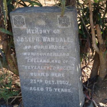 WARDALE Joseph -1902