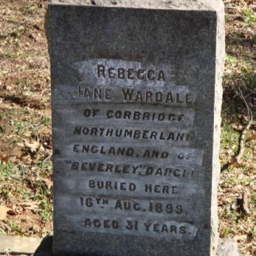 WARDALE Rebecca Jane -1899