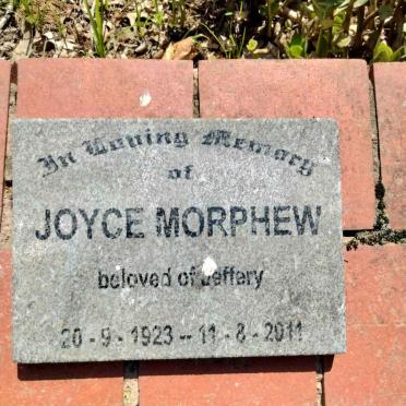 MORPHEW Joyce 1923-2011
