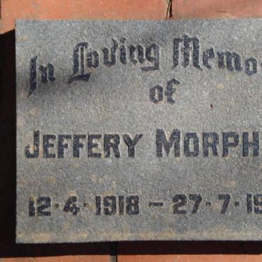 MORPHEW Jeffrey 1918-1994