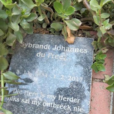 PREEZ Sybrandt Johannes, du 1934-2017