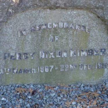 KIMBER Percy Dixon 1867-1952
