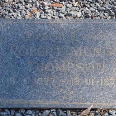 THOMPSON Robert Mungo 1977-1977