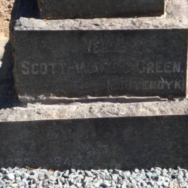 GREEN Nell Scott-Waring nee ZUUTENDYK