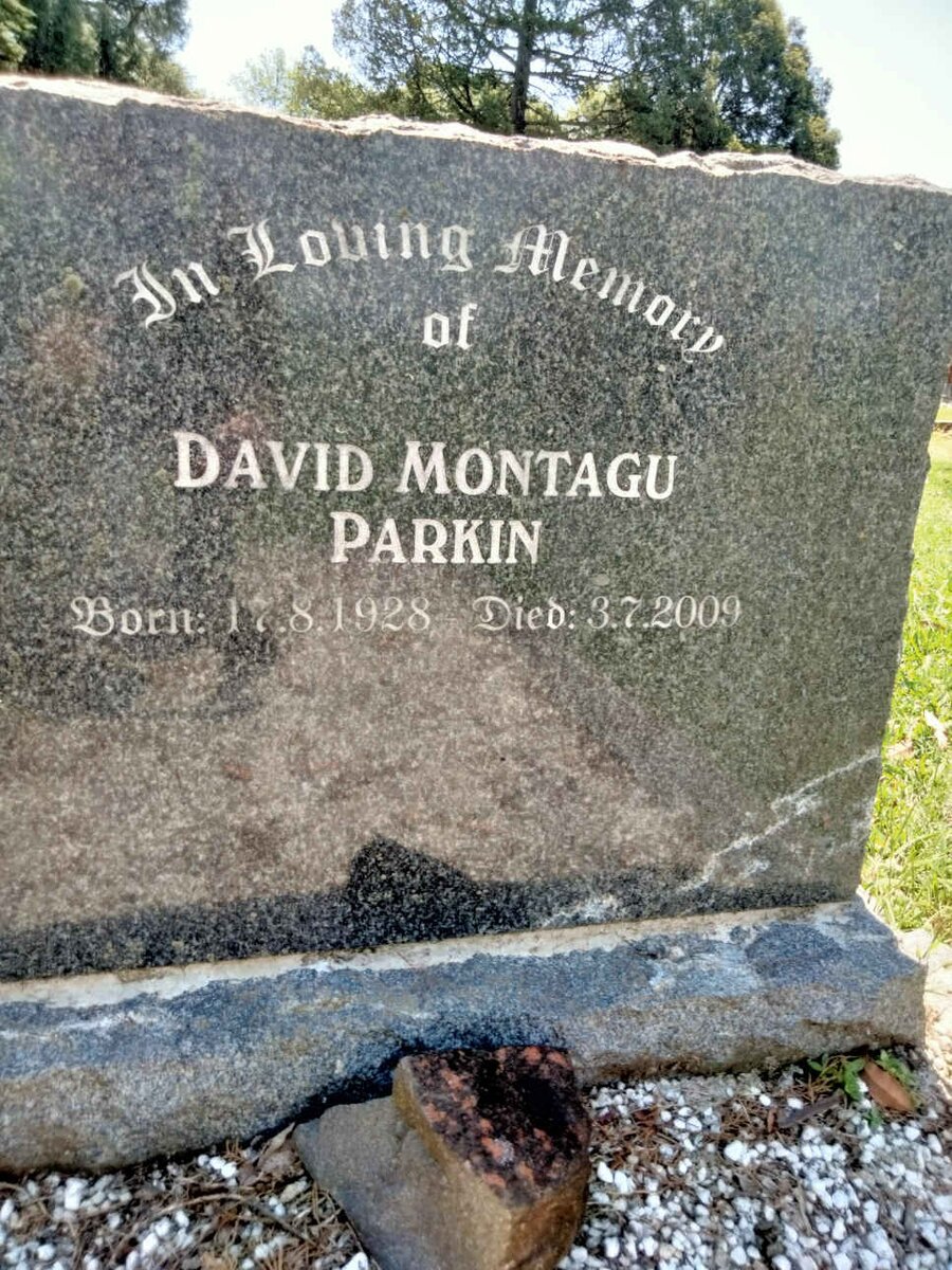 PARKIN David Montagu 1928-2009