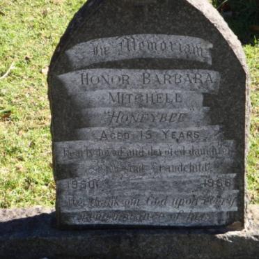 MITCHELL Honor Barbara 1950-1966