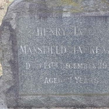 MACKENZIE Henry James Mansfield -1934