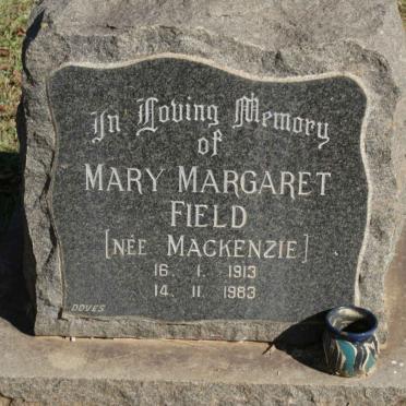 FIELD Mary Margaret nee MACKENZIE 1913-1983