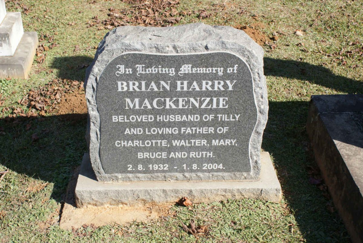 MACKENZIE Brian Harry 1932-2004