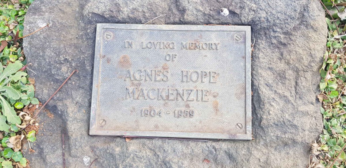 MACKENZIE Agnes Hope 1904-1959