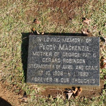 MACKENZIE Peggy 1906-1993