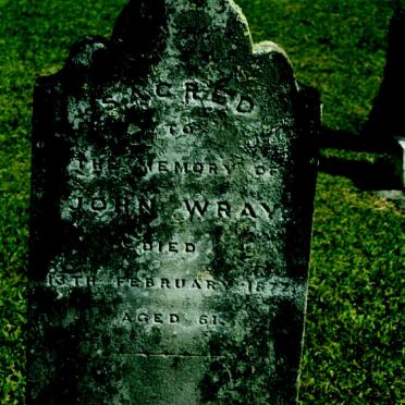 WRAY John -1877