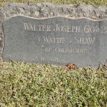 SHAW Walter Joseph Gower 1871-1960