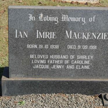 MACKENZIE Ian Imrie 1938-1991