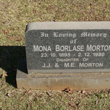 MORTON Mona Borlase 1895-1980