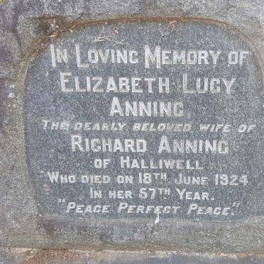 ANNING Elizabeth Lucy -1924